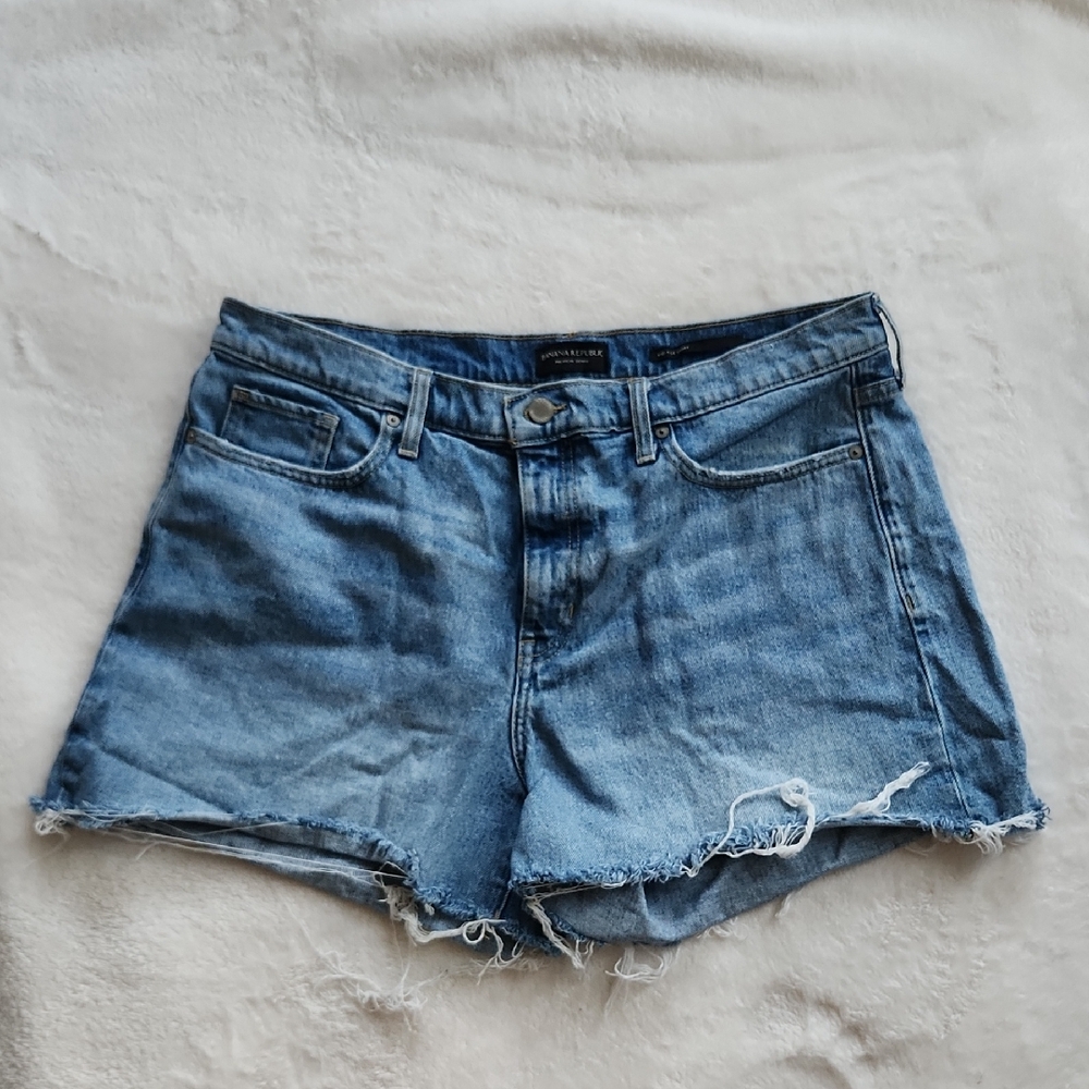 Banana Republic Denim Blue Jeans Women's Shorts, Sz 33